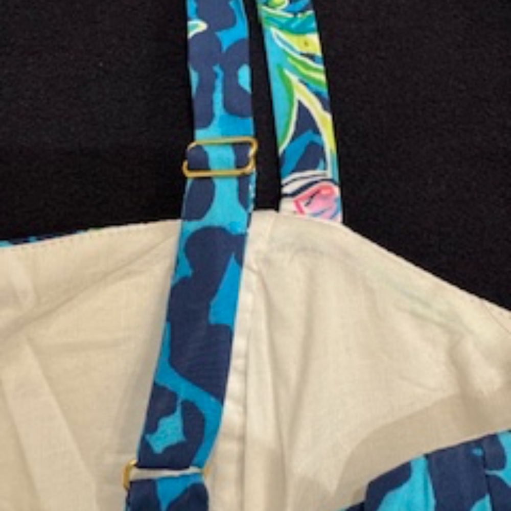 Lilly Pulitzer Alision Dress- Pockets! Formentera Turquoise Hot On The Spot, 4 - Picture 6 of 7